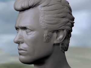 3d printable model clint eastwood dirty harry Modèles 3D en vedette