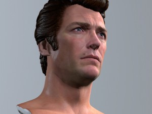 3d printable model clint eastwood dirty harry Modèles 3D en vedette