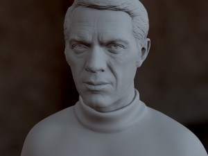 3d printable model steve mcqueen Modello di stampa 3D