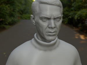 3d printable model steve mcqueen Modello di stampa 3D