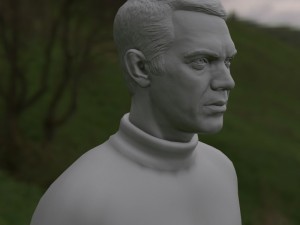 3d printable model steve mcqueen Modello di stampa 3D