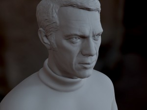 3d printable model steve mcqueen Modello di stampa 3D