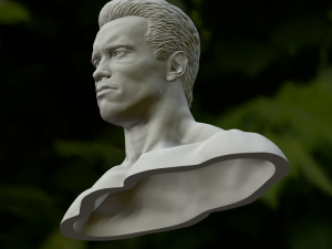 3d printable model arnold schwarzenegger Model Cetak 3D