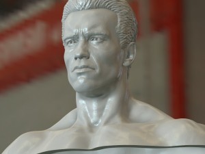3d printable model arnold schwarzenegger Model Cetak 3D