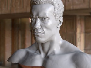 3d printable model arnold schwarzenegger Model Cetak 3D