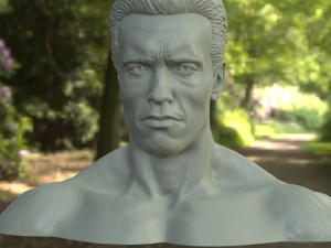 3d printable model arnold schwarzenegger Model Cetak 3D