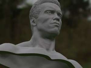3d printable model arnold schwarzenegger Model Cetak 3D