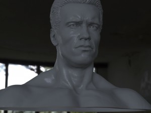 3d printable model arnold schwarzenegger Model Cetak 3D