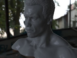 3d printable model arnold schwarzenegger Model Cetak 3D