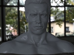 3d printable model arnold schwarzenegger Model Cetak 3D