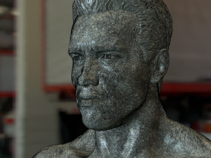 3d printable model arnold schwarzenegger Model Cetak 3D
