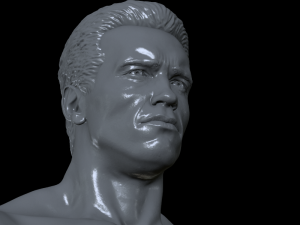 3d printable model arnold schwarzenegger Model Cetak 3D