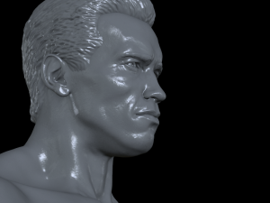 3d printable model arnold schwarzenegger Model Cetak 3D