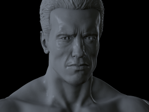 3d printable model arnold schwarzenegger Model Cetak 3D