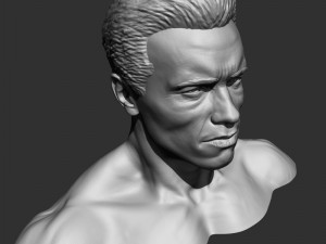 3d printable model arnold schwarzenegger Model Cetak 3D