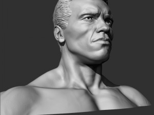 3d printable model arnold schwarzenegger Model Cetak 3D