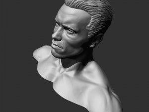3d printable model arnold schwarzenegger Model Cetak 3D