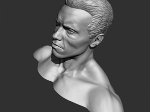 3d printable model arnold schwarzenegger Model Cetak 3D
