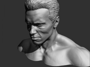 3d printable model arnold schwarzenegger Model Cetak 3D
