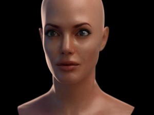 3d angelina jolie 3Dモデル