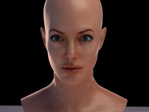 3d angelina jolie 3Dモデル