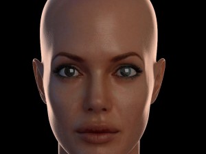 3d angelina jolie 3Dモデル