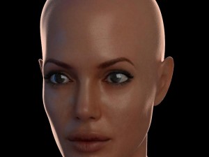 3d angelina jolie 3Dモデル