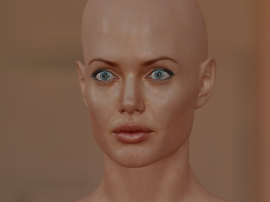 3d angelina jolie 3Dモデル