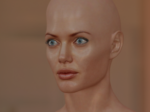 3d angelina jolie 3Dモデル