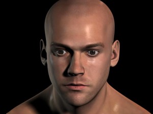 human head max 3D Model