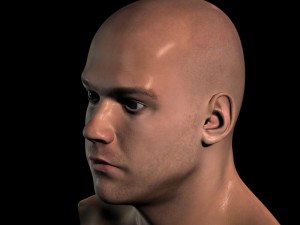 human head max 3D Модель