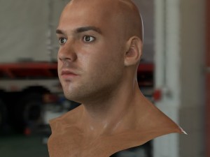 human head max 3D Модель
