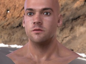 human head max 3D Модель