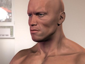Arnold schwarzenegger body hair and fur 3D Модель
