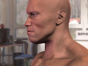 Arnold schwarzenegger body hair and fur 3D Модель