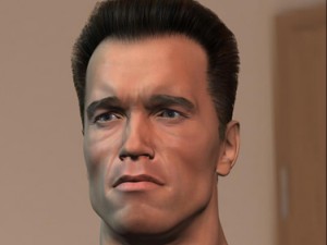 Arnold schwarzenegger body hair and fur 3D Модель