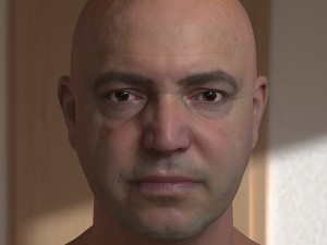 Human head max 2 Modello 3D