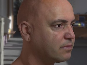 Human head max 2 Modello 3D