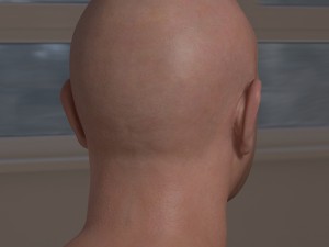 Human head max 2 Modello 3D