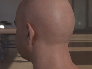 Human head max 2 Modello 3D