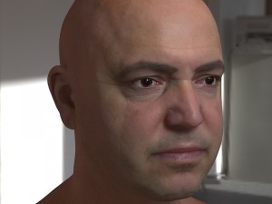 Human head max 2 Modello 3D