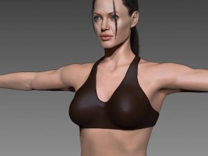 Angelina jolie 3D Model