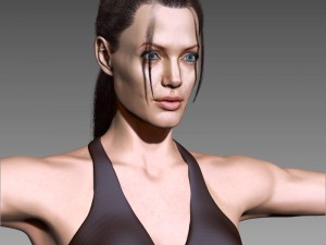 Angelina jolie 3D Model