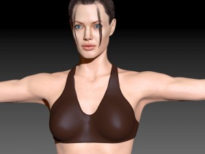 Angelina jolie 3D Model