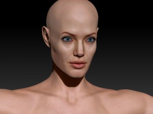 Angelina jolie 3D Model