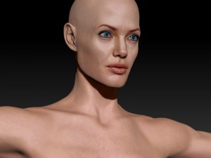 Angelina jolie 3D Model