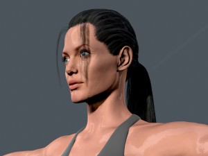 Angelina jolie 3D Model