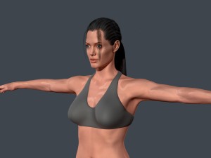 Angelina jolie 3D Model