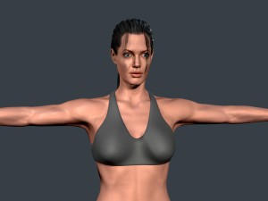 Angelina jolie 3D Model