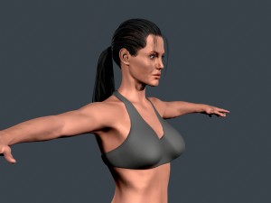Angelina jolie 3D Model